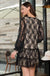 Sheer lace cardigan LECCE