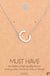 Silver Initial A Pendant Necklace A-Z