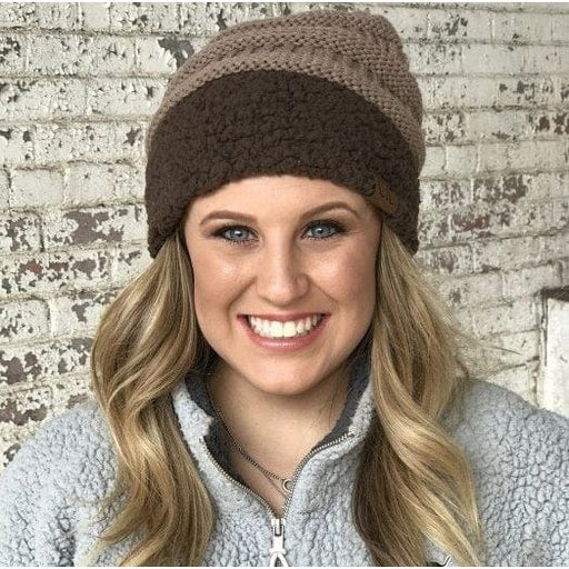 CC Beanie TAUPE/BROWN