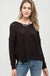 Back Detail Knit Top