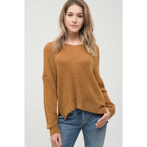 Back Detail Knit Top