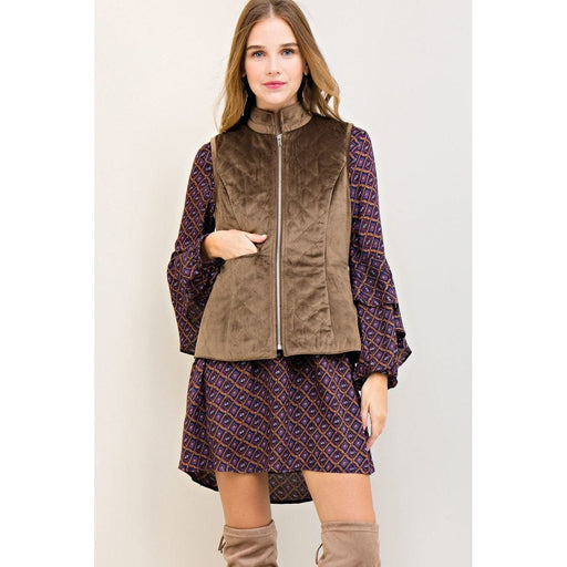 Entro Chocolate Brown Vest