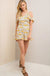 Entro White and Yellow Floral Romper