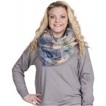 Simply Southern Infinity Scarf Blue Green