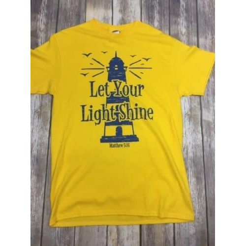 Let Your Light Shine- Yellow T