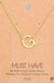 Gold Initial A Pendant Necklace A-Z