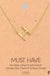 Gold Initial A Pendant Necklace A-Z