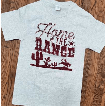Home on the range t-shirt