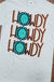 Howdy howdy howdy t-shirt T-art fashion
