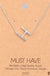 Silver Initial A Pendant Necklace A-Z