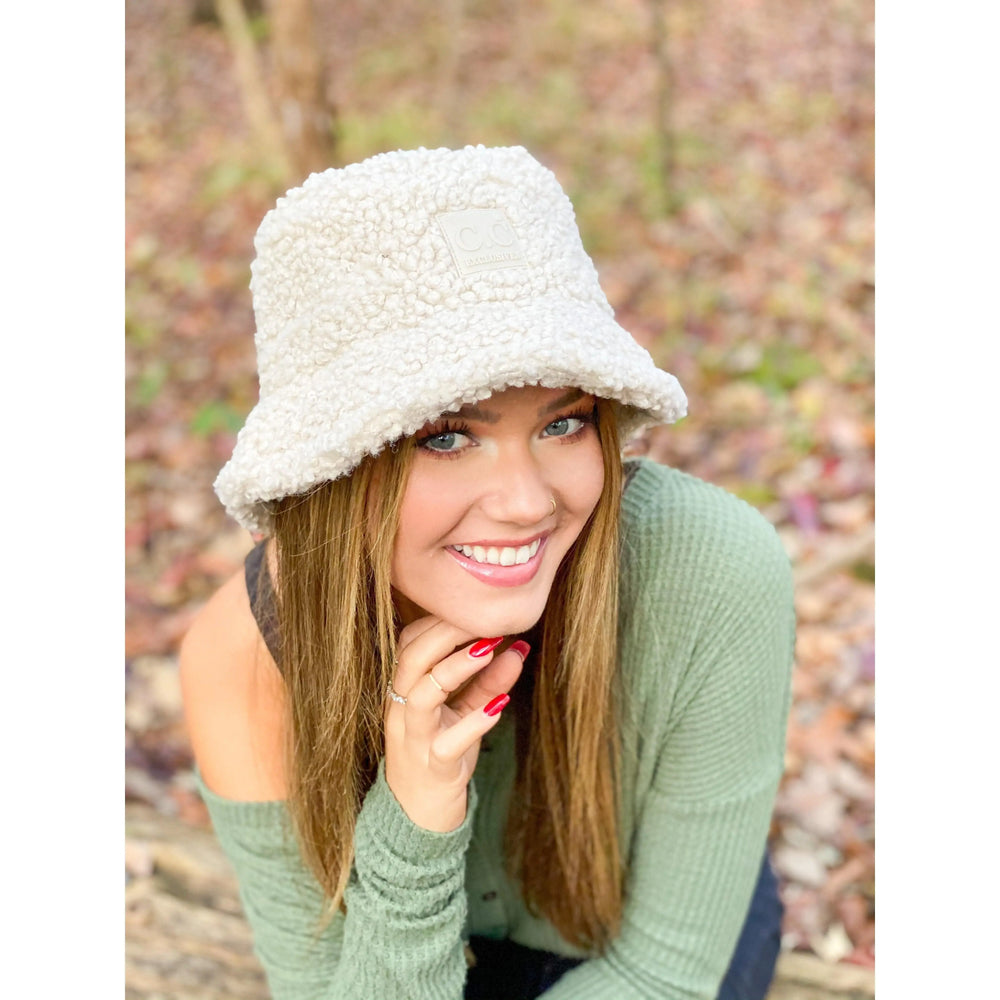 Sherpa Bucket Hat with Rubber Patch KP008 CC Brand