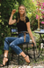 CROPPED STRAIGHT LEG WITH LEOPARD CHEETAH SASH/BELT JEANS Judy Blue