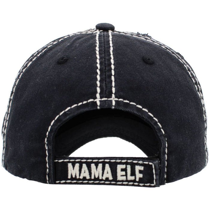 Mama elf washed vintage ballcap