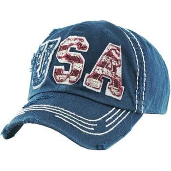 Gorra de béisbol vintage de EE. UU.