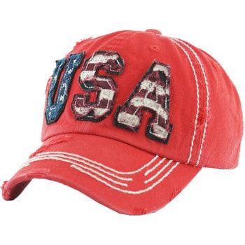 Gorra de béisbol vintage de EE. UU.