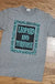 Leopard and turquoise t-shirt