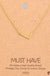 Gold Initial A Pendant Necklace A-Z