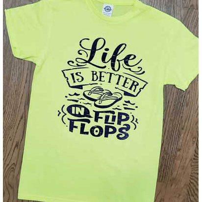Life is better in flip flops t-shirt