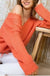 Frayed V Neck Sweater