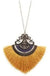  TASSEL PENDANT LONG NECKLACE