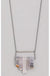 Semi Precious Stone Bars Necklace