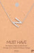 Silver Initial A Pendant Necklace A-Z