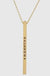 Oklahoma Ok State Engraved Metal Bar Delicate Necklaces