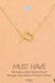 Gold Initial A Pendant Necklace A-Z