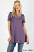 PREMIUM FABRIC SHORT SLEEVE TRIPLE LATTICE TOP REGULAR SIZE LECCE