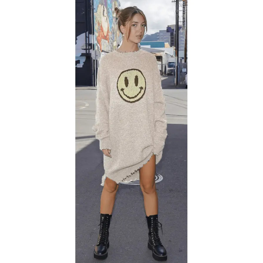 Smile sweater dress miss sparkling