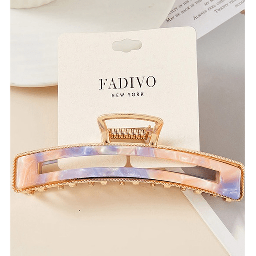 Long Shaped Shell Hair Claw