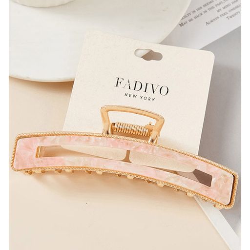 Long Shaped Shell Hair Claw