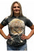 Heather charcoal bleached tee LECCE