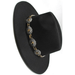 Western concho cowhide leopard leather hat band