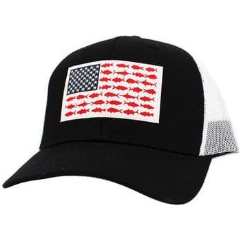Gorra de malla con bandera de Estados Unidos