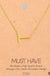 Gold Initial A Pendant Necklace A-Z
