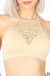 Lace cutout bralette with bra pads Zenana