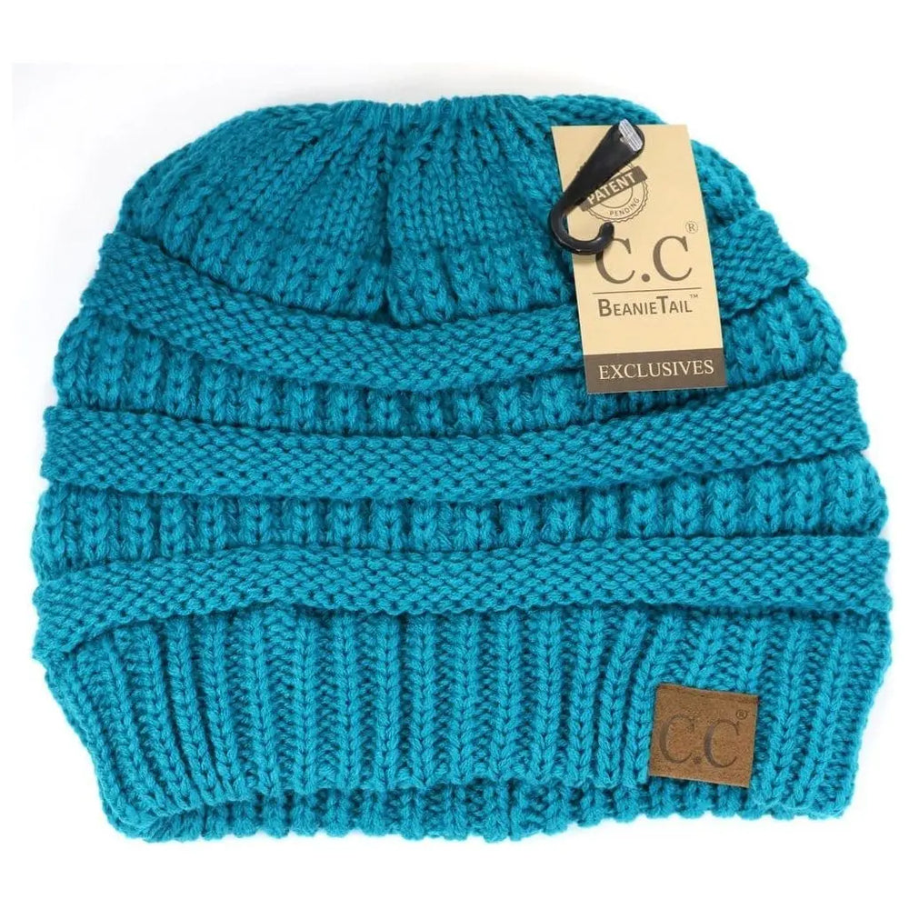 Solid  classic  cc beanie  tail 