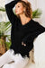 Frayed v neck sweater Main Strip