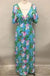 Peach Love Teal Maxi Dress vendor-unknown