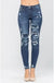 Patched Destroy Skinny Judy Blue