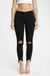 Josie mid rise skinny crop with distressed Eunina Jeans