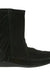 Minnetonka Side Fringe Wedge Ankle Boot -Women's Black vendor-unknown