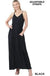 V-Neck Cami Maxi Dress w/ Pockets LECCE