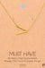 Gold Initial A Pendant Necklace A-Z