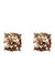 CUSHION GLITTER EARRING LECCE