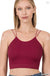 Ribbed seamless double strap brami Zenana