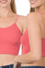 Ribbed seamless double strap brami Zenana