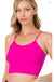 Ribbed seamless double strap brami Zenana