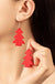 Acrylic christmas tree earrings - LECCE